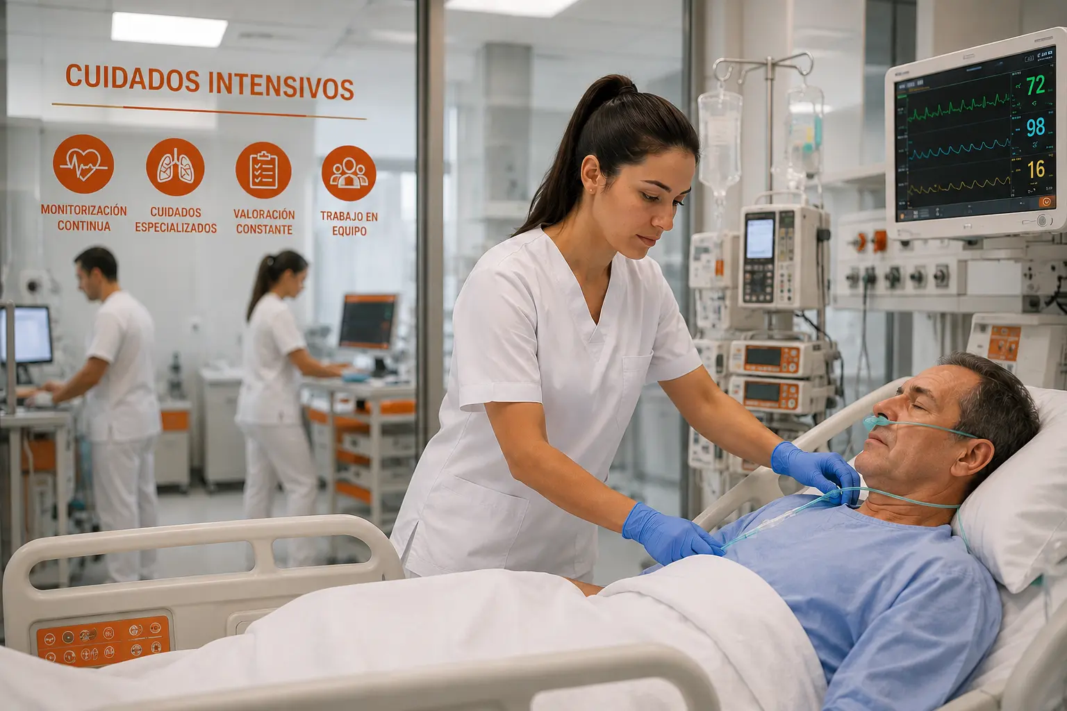 Actividad del TCAE en UCI según patologías