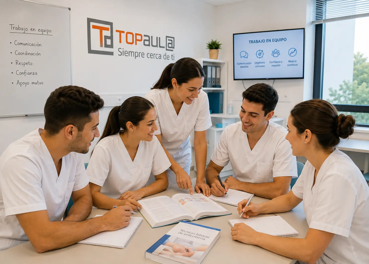 Metodologia pràctica i treball en equip a TOP aul@