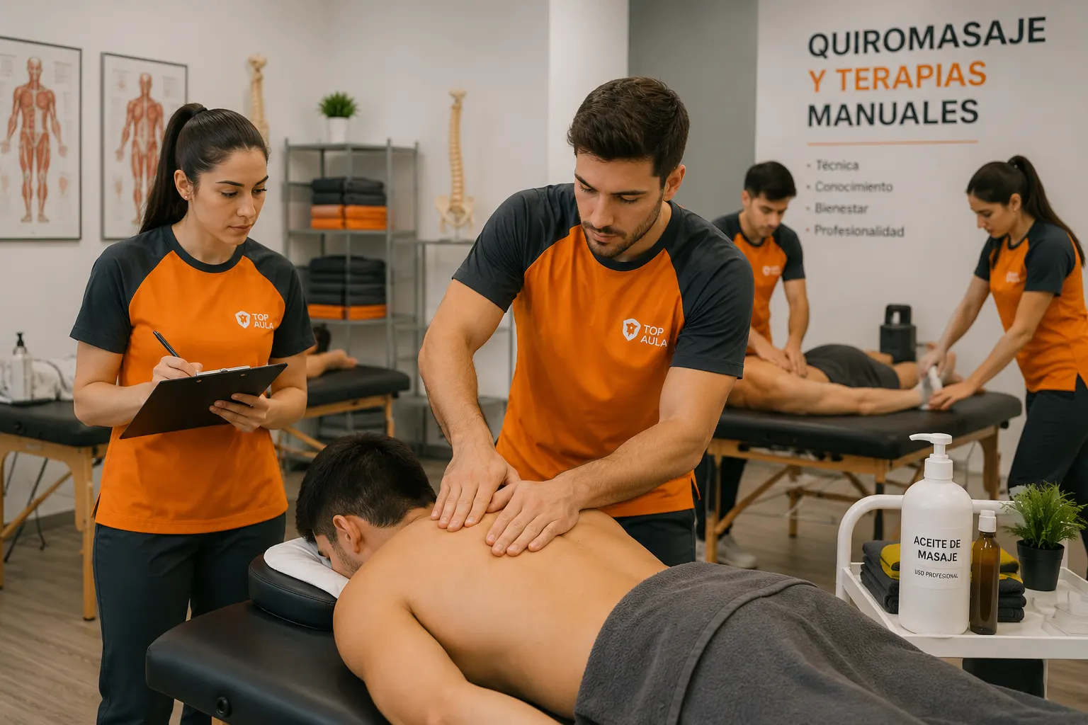 Quiromasaje y Masaje Deportivo en TOP aul@